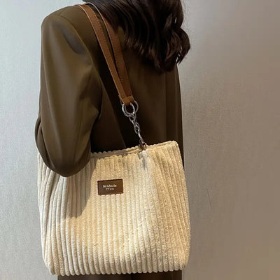 Julia™ | Tote Sac en velours de coton