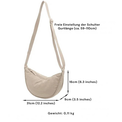 JansenStyle™ Zadie | Sac à bandoulière Hobo.