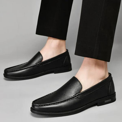 Mocassins en cuir véritable Pelle Italiana.