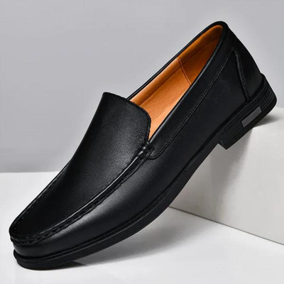 Mocassins en cuir véritable Pelle Italiana.