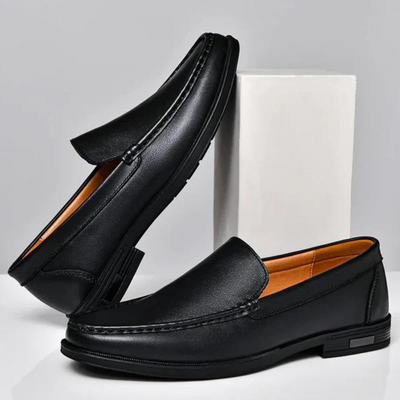 Mocassins en cuir véritable Pelle Italiana.