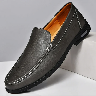 Mocassins en cuir véritable Pelle Italiana.