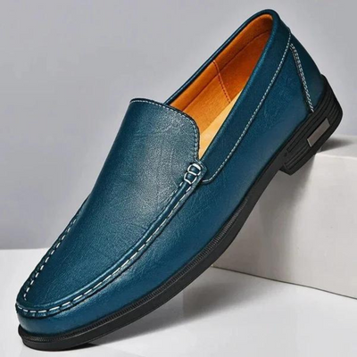 Mocassins en cuir véritable Pelle Italiana.