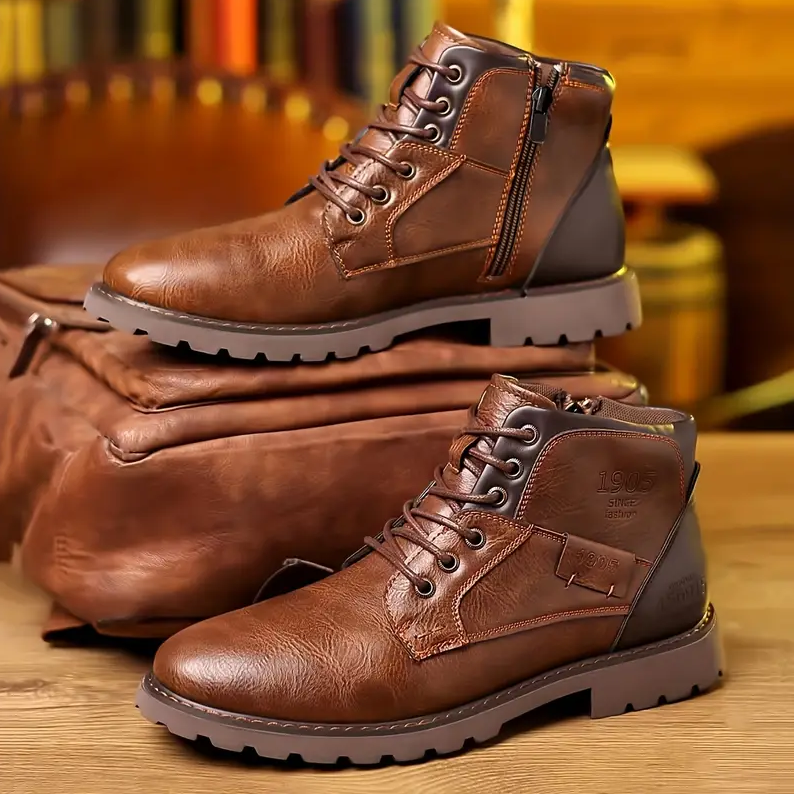 Luca Moretti - Bottines en cuir