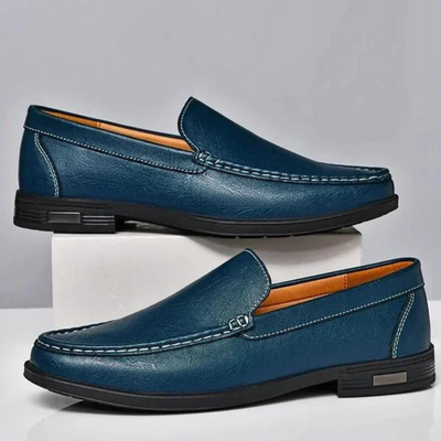 Mocassins en cuir véritable Pelle Italiana.