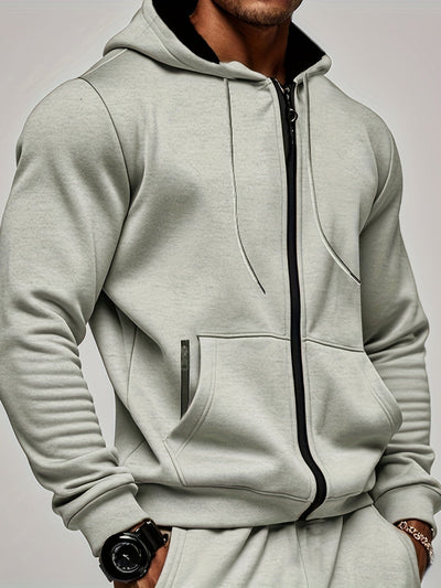 Felpa con Cappuccio e Zip