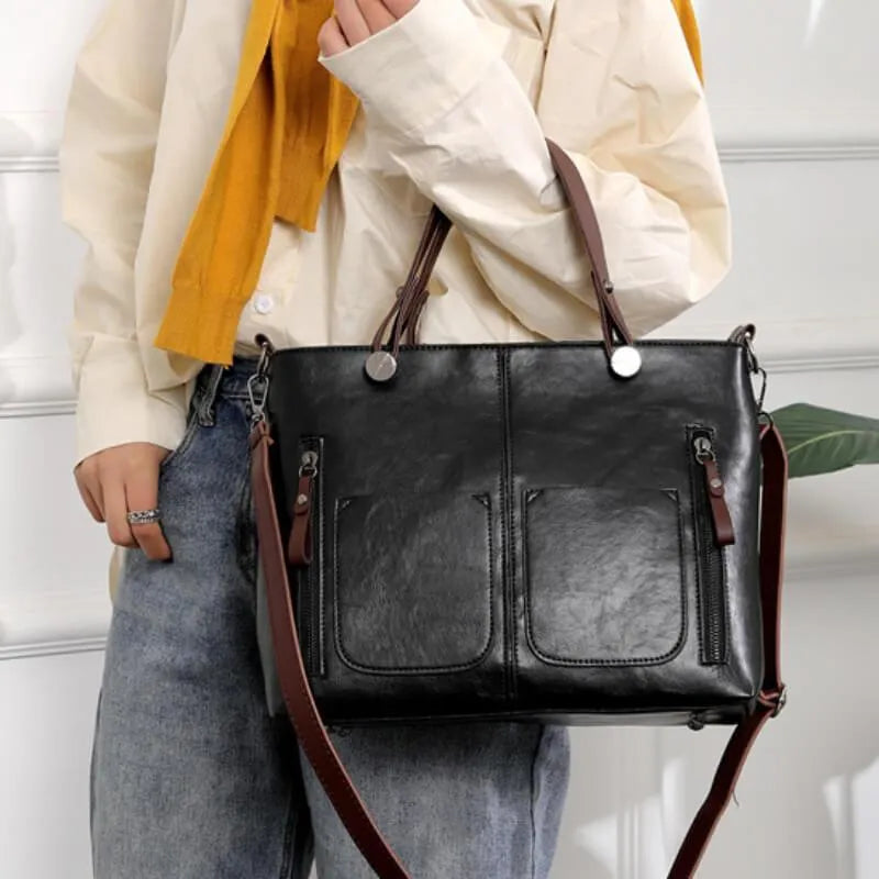 Poppy | Sac à épaule en cuir