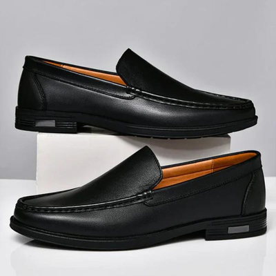 Mocassins en cuir véritable Pelle Italiana.