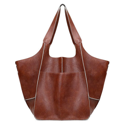 JansenStyle™ Xylia | Nieuwe Oversized Handgemaakte Vegan Leren Tas