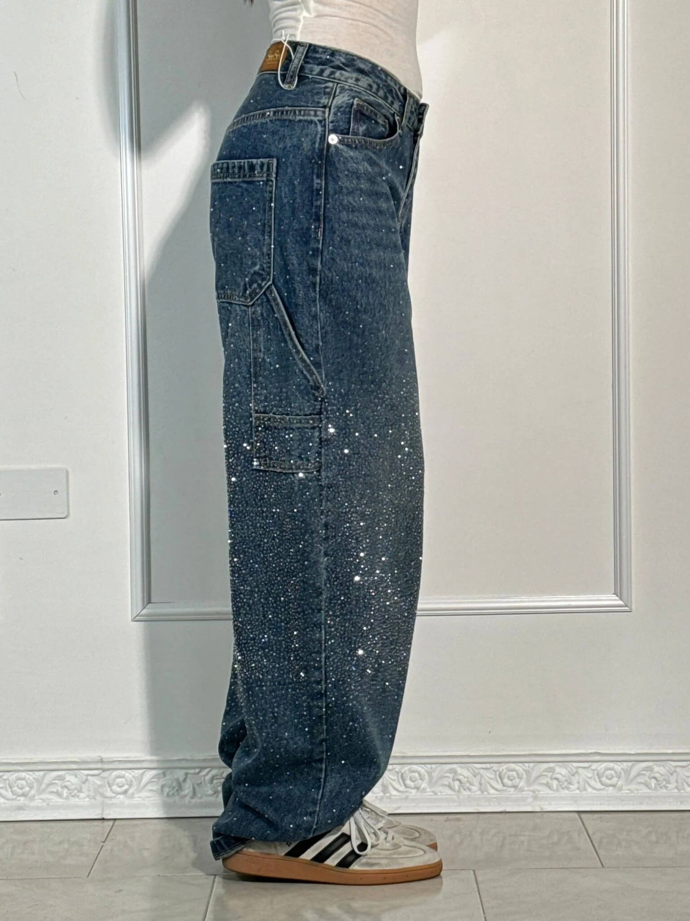 Jean en Denim Balloon Carpenter Brillant