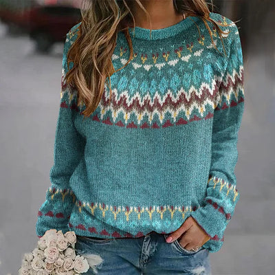 Pull Regina avec motif à vagues rétro