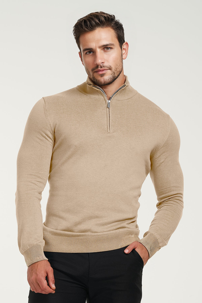Anton- Pull à col zippé