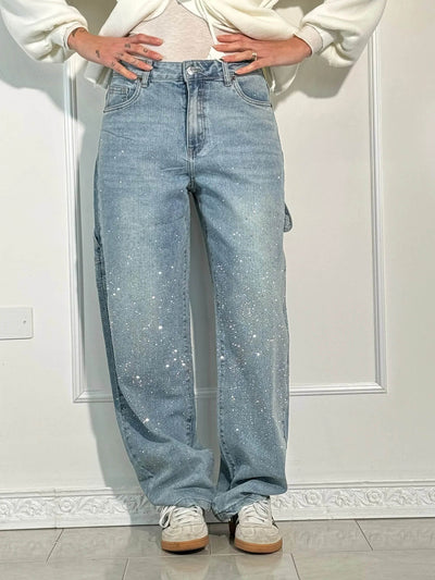 Jean en Denim Balloon Carpenter Brillant