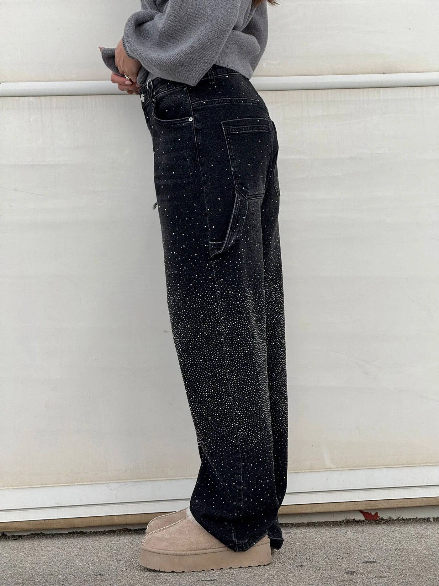 Jean en Denim Balloon Carpenter Brillant