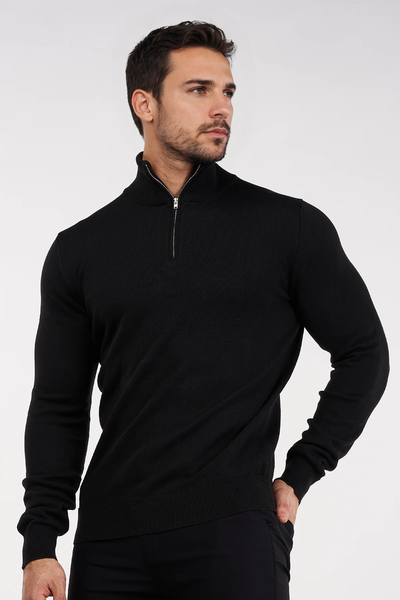 Anton- Pull à col zippé