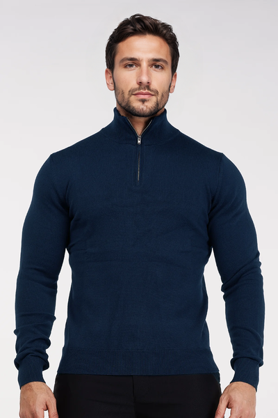 Anton- Pull à col zippé