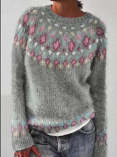 Pull Regina avec motif à vagues rétro
