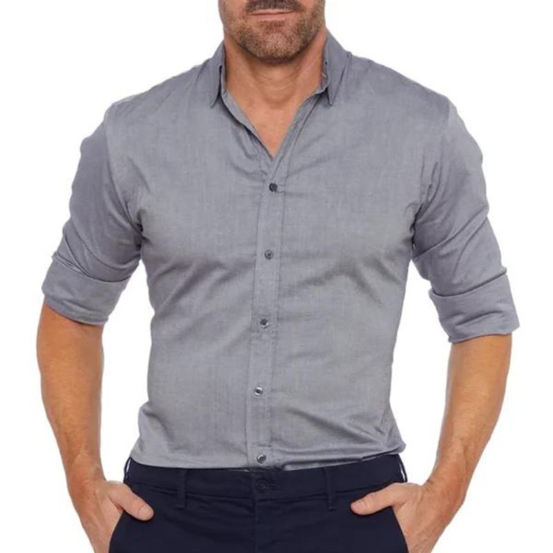EMILIO | CHEMISE INFROISSABLE AVEC FERMETURE ÉCLAIR (1+1 GRATUIT)