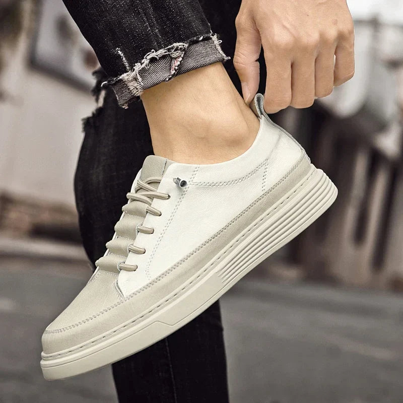 Giuliano - Sneakers en cuir italien