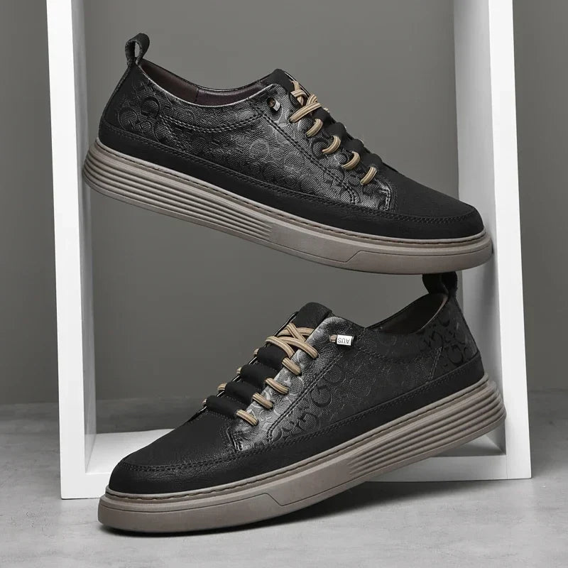 Giuliano - Sneakers en cuir italien