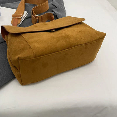 JansenStyle™ Erna | Sac à bandoulière en suède vintage