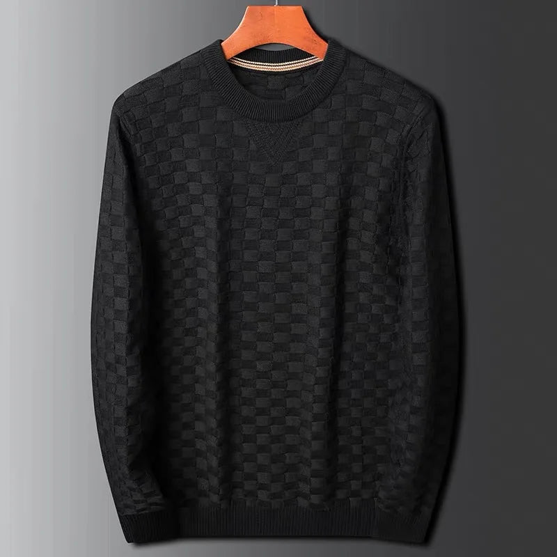 Federico - Pull à Motif Carré Doux VES - No.2