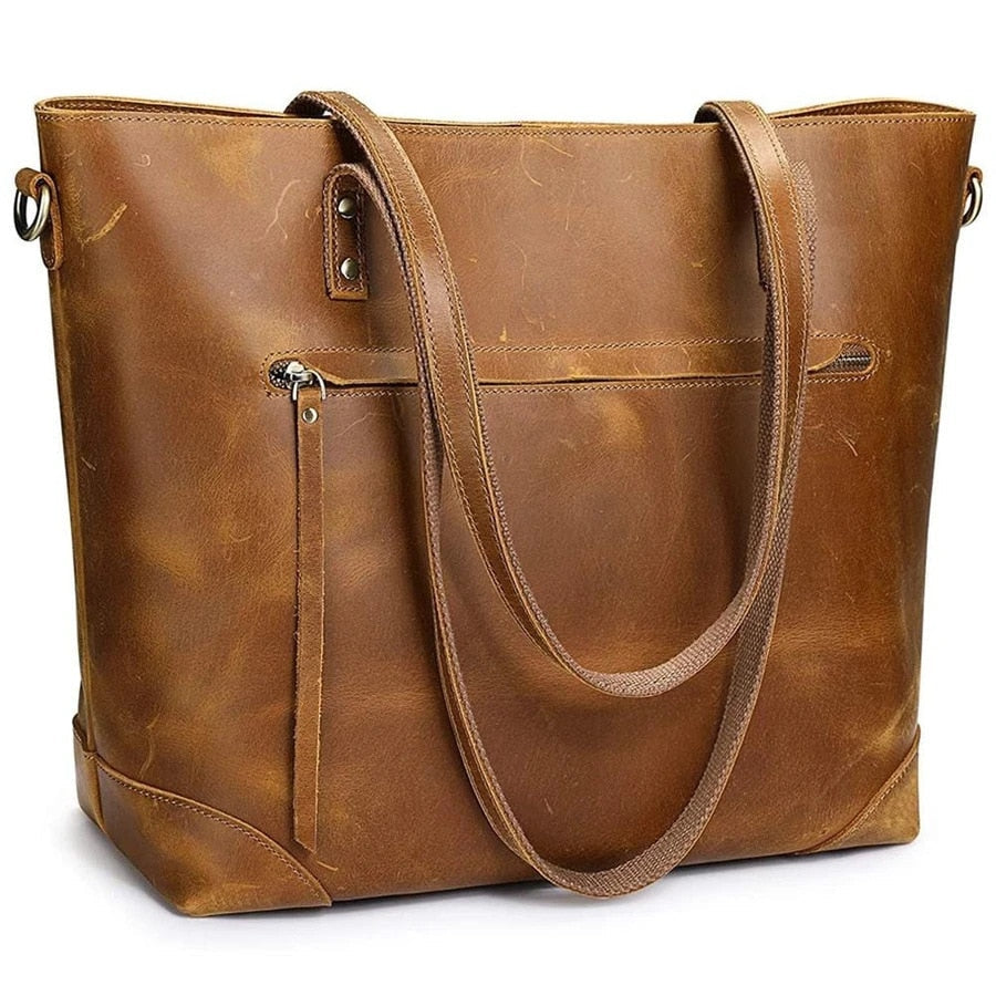 Sac en cuir vintage