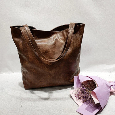 JansenStyle™ Dagny | Sac en cuir patchwork vintage