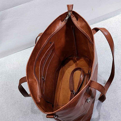 Sac en cuir vintage