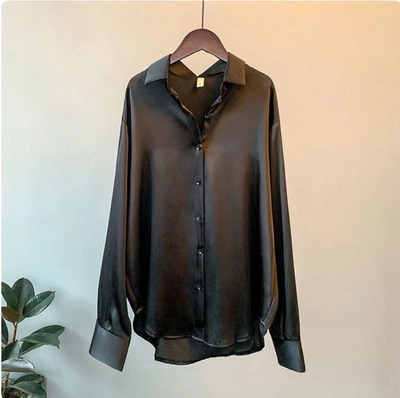 Antonette - Chemisier en Satin pour Femme