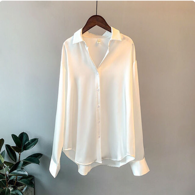Antonette - Chemisier en Satin pour Femme