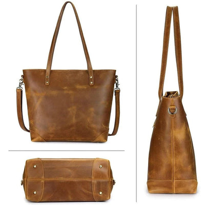 Sac en cuir vintage