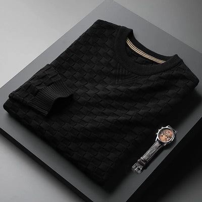 Federico - Pull à Motif Carré Doux VES - No.2