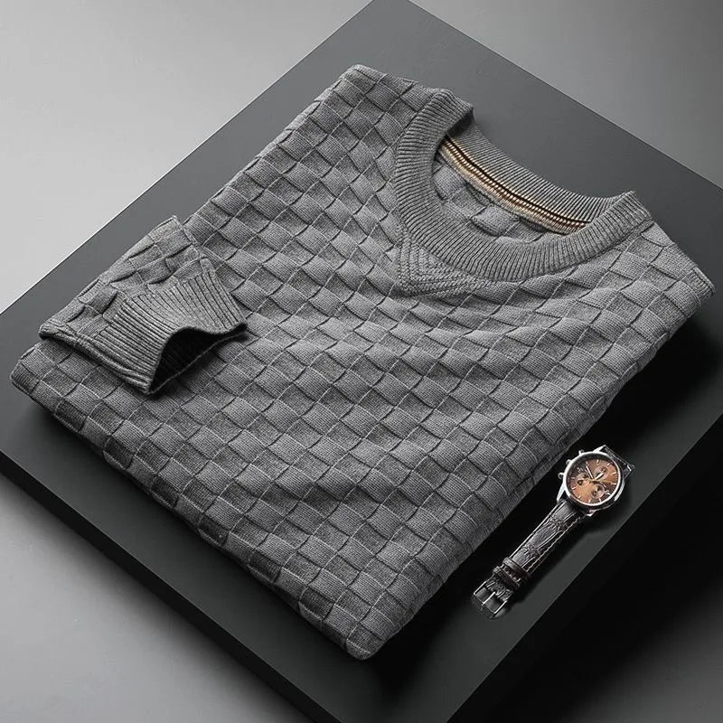 Federico - Pull à Motif Carré Doux VES - No.2