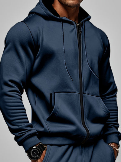 Felpa con Cappuccio e Zip