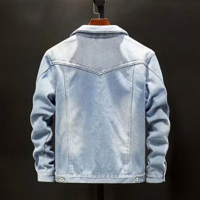 Veste en Jean Bronco Doublée en Fleece