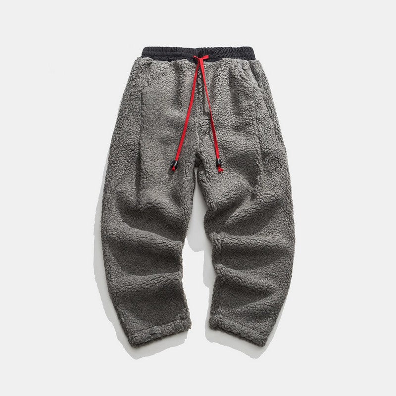 Fabian - Pantalons en polaire de laine d'agneau