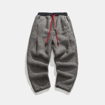 Fabian - Pantalons en polaire de laine d'agneau