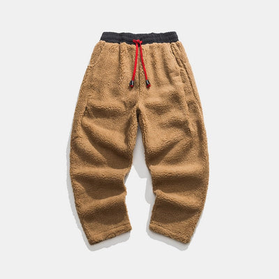 Fabian - Pantalons en polaire de laine d'agneau
