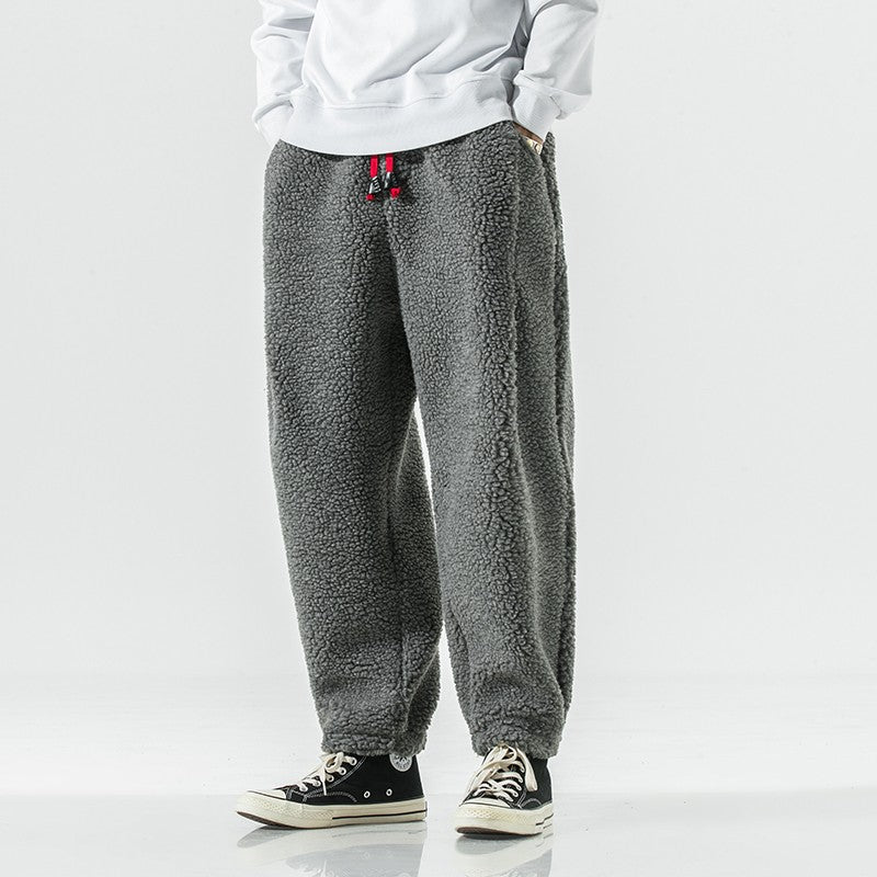 Fabian - Pantalons en polaire de laine d'agneau