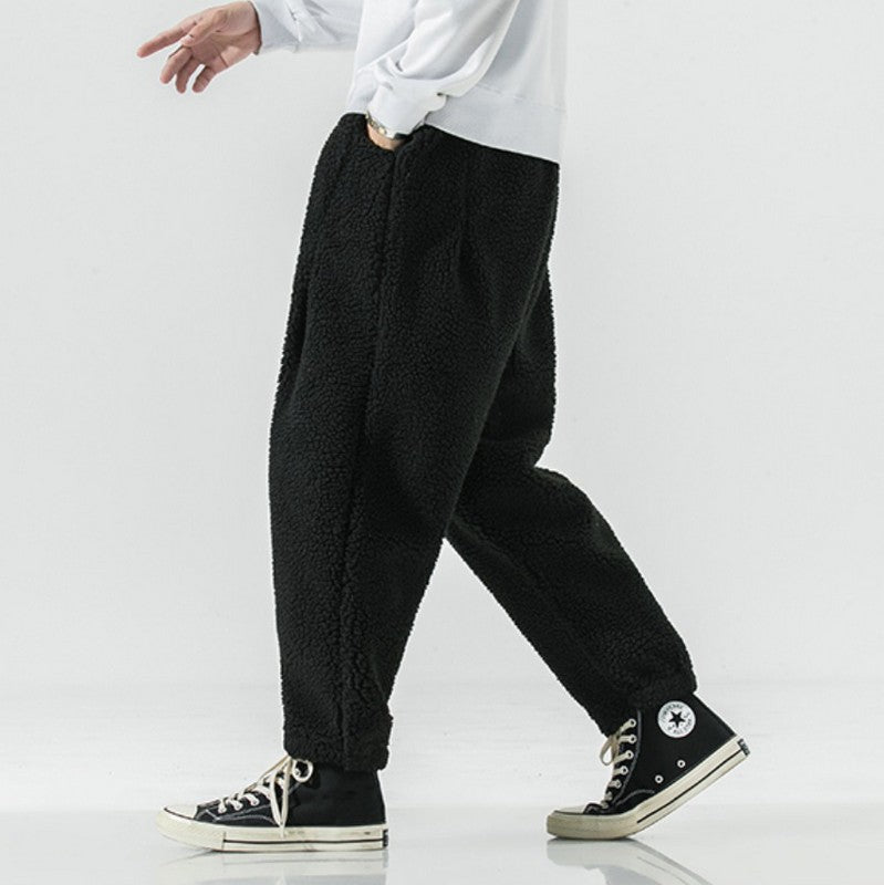 Fabian - Pantalons en polaire de laine d'agneau