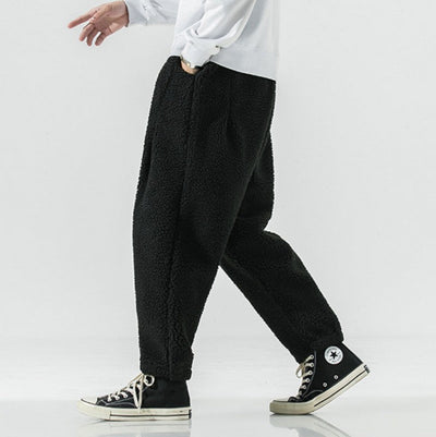 Fabian - Pantalons en polaire de laine d'agneau