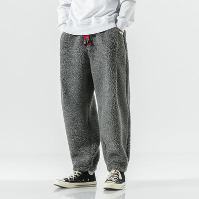 Fabian - Pantalons en polaire de laine d'agneau