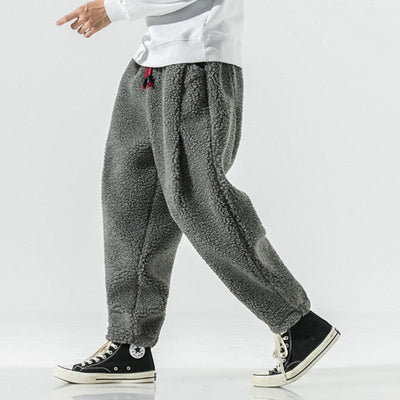 Fabian - Pantalons en polaire de laine d'agneau