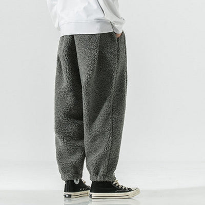 Fabian - Pantalons en polaire de laine d'agneau