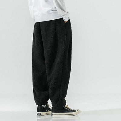 Fabian - Pantalons en polaire de laine d'agneau