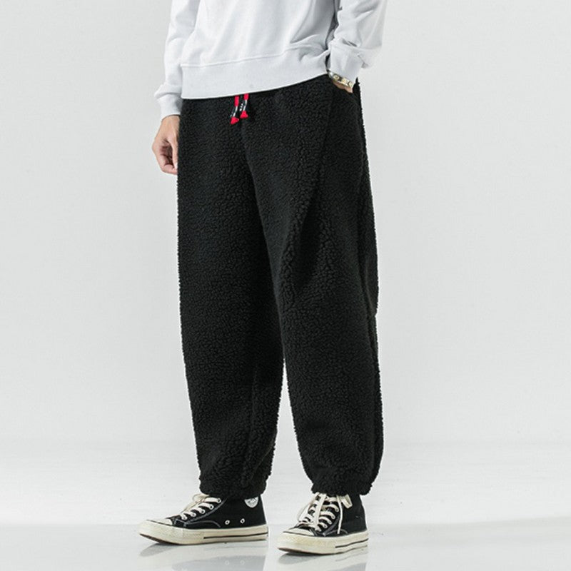 Fabian - Pantalons en polaire de laine d'agneau