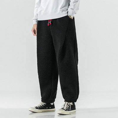 Fabian - Pantalons en polaire de laine d'agneau