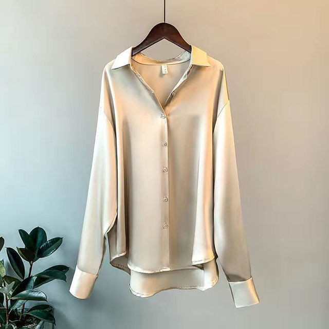 Antonette - Chemisier en Satin pour Femme